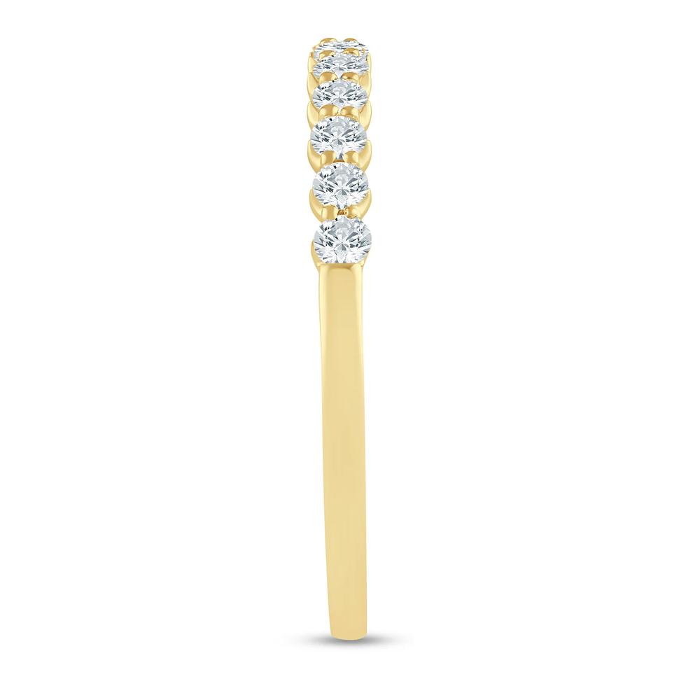Lab Grown Diamond Anniversary Band in 10K Yellow Gold (1/3 ct. tw.) – Image 3 of 3