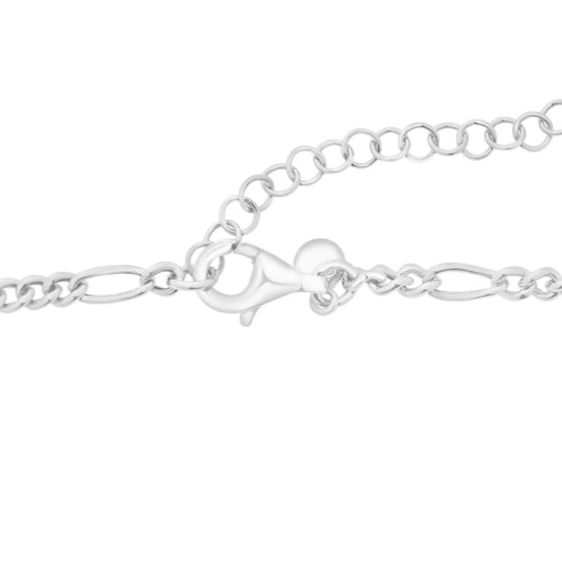Puffy Heart Padlock Necklace in Sterling Silver – Image 4 of 4