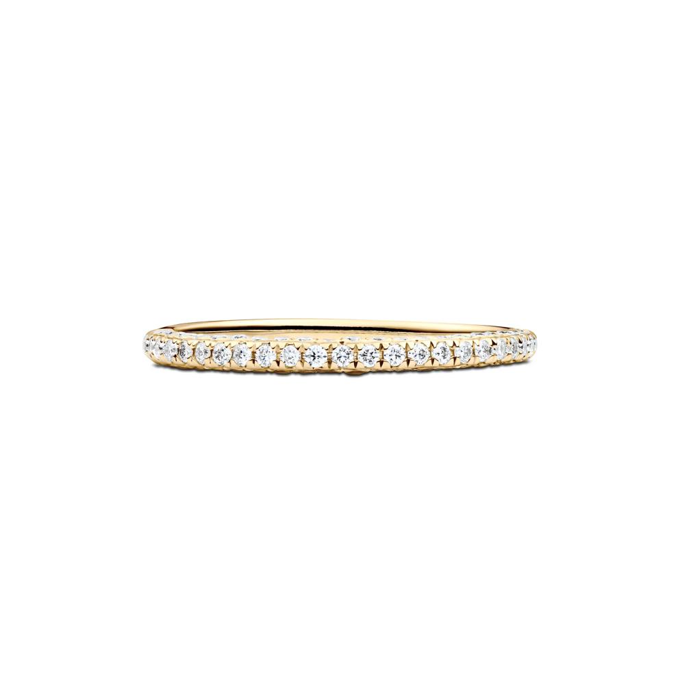 Brooke Lab Grown Diamond Wedding Band in 14K Yellow Gold (3/8 ct. tw.) – Image 1 of 4