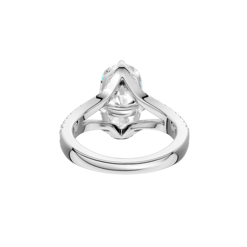 Sisi Lab Grown Diamond Engagement Ring in Platinum (3 1/2 ct. tw.) – Image 5 of 5