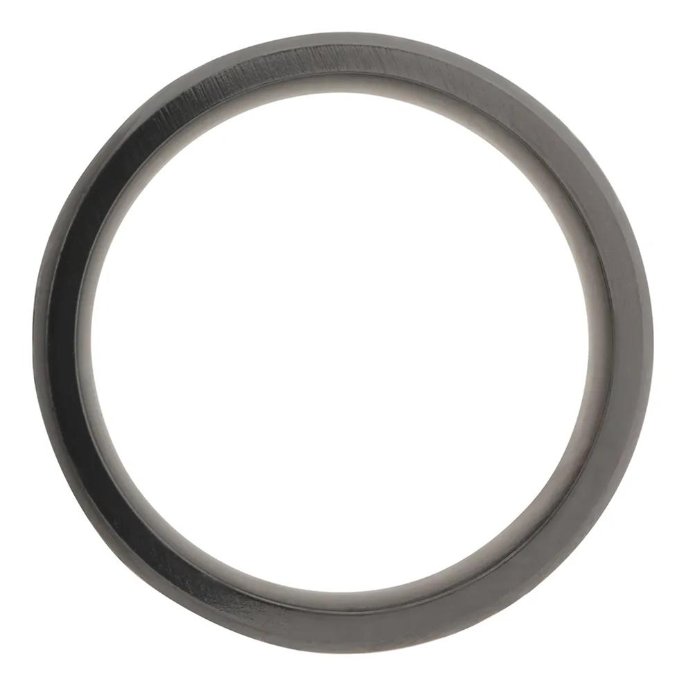 Men&rsquo;s Wedding Band with Blue Cerakote in Tantalum &amp; Black Zirconium, 8mm – Image 2 of 3