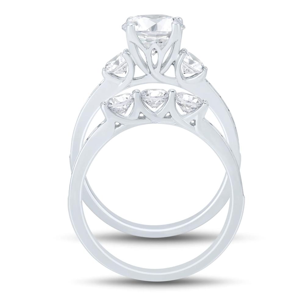 Lab Grown Diamond Bridal Set in 14K White Gold (3 ct. tw.) – Image 2 of 7