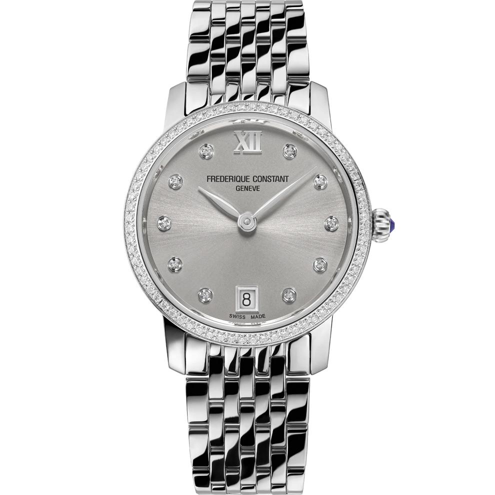 Ladies' Classics Slimline Watch in Silver-Tone Stainless Steel – Image 1 of 3