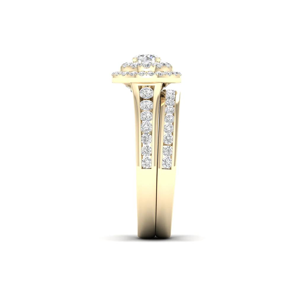 1 1/4 ct. tw. Round Diamond Engagement Set in 14K Yellow Gold  – Image 3 of 6
