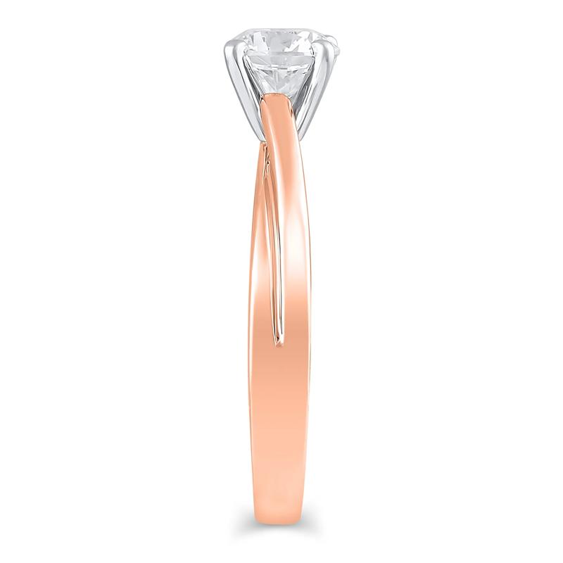 Twist Semi-Mount Engagement Ring in 14K Gold &#40;Setting Only&#41; – Image 5 of 6