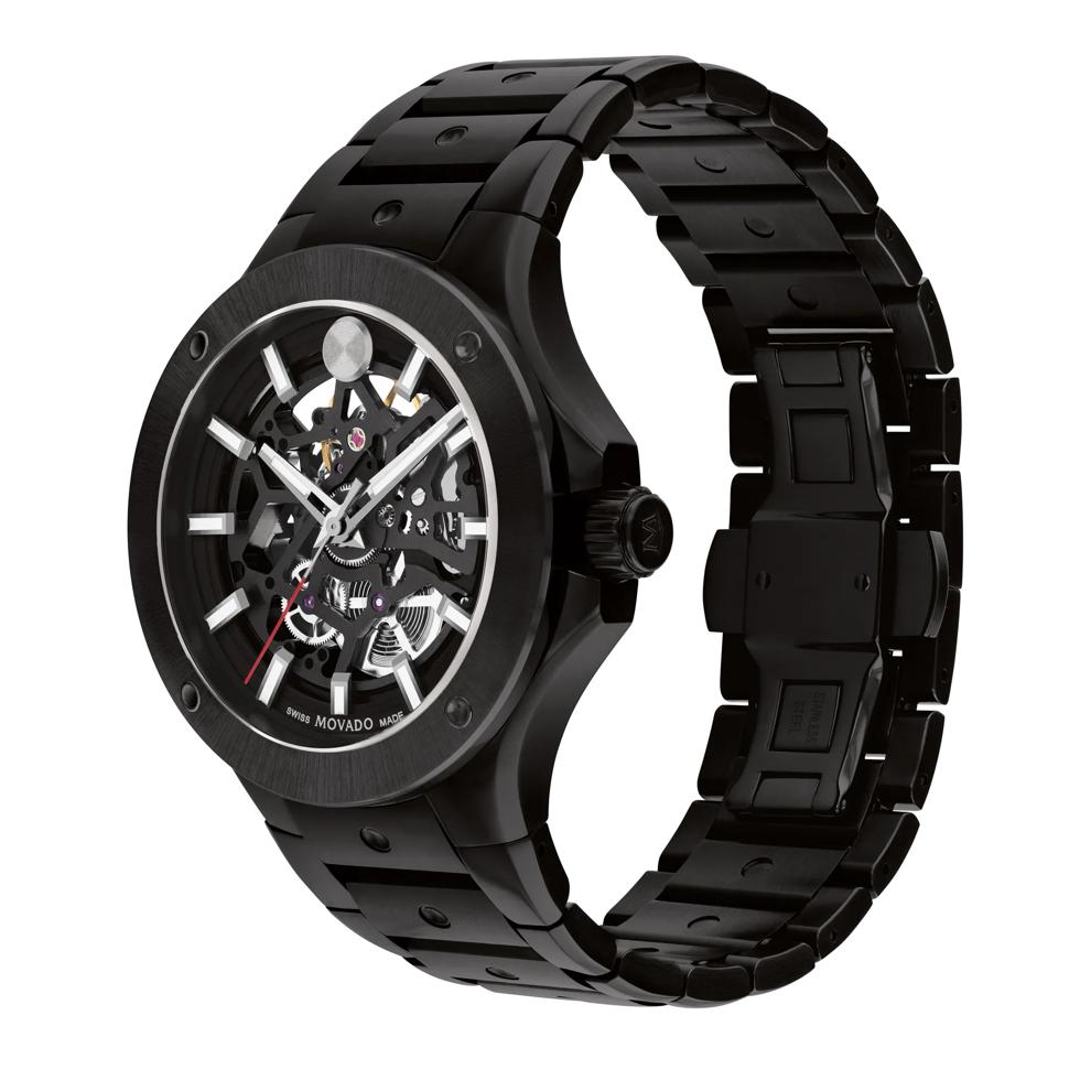Men's Alta SE Skeleton Watch in Black PVD-Finished Stainless Steel – Image 2 of 3