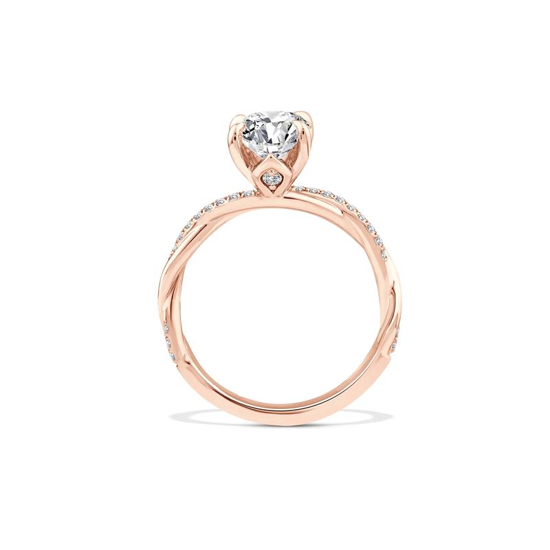 Lab Grown Diamond Oval-Shaped Engagement Ring in 18K Rose Gold (2 1/7 ct. tw.) – Image 2 of 4