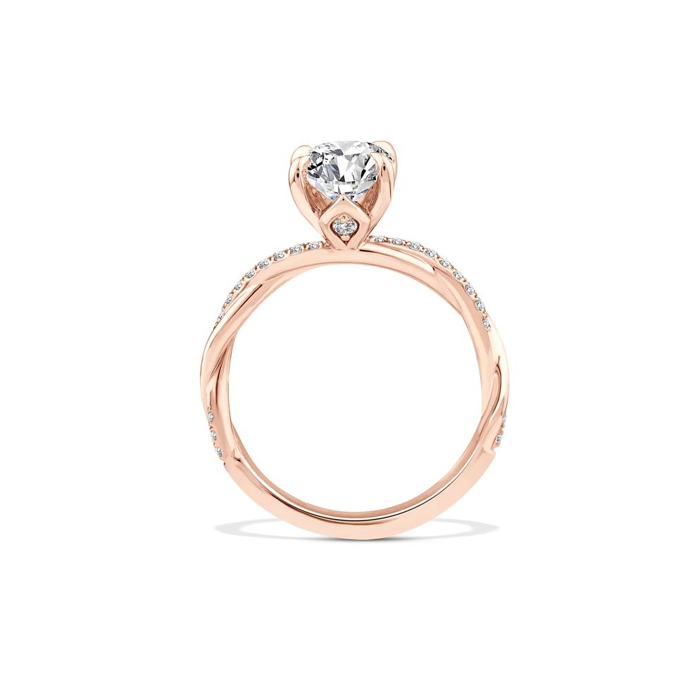 Lab Grown Diamond Oval-Shaped Engagement Ring in 18K Rose Gold (2 1/7 ct. tw.) – Image 2 of 4