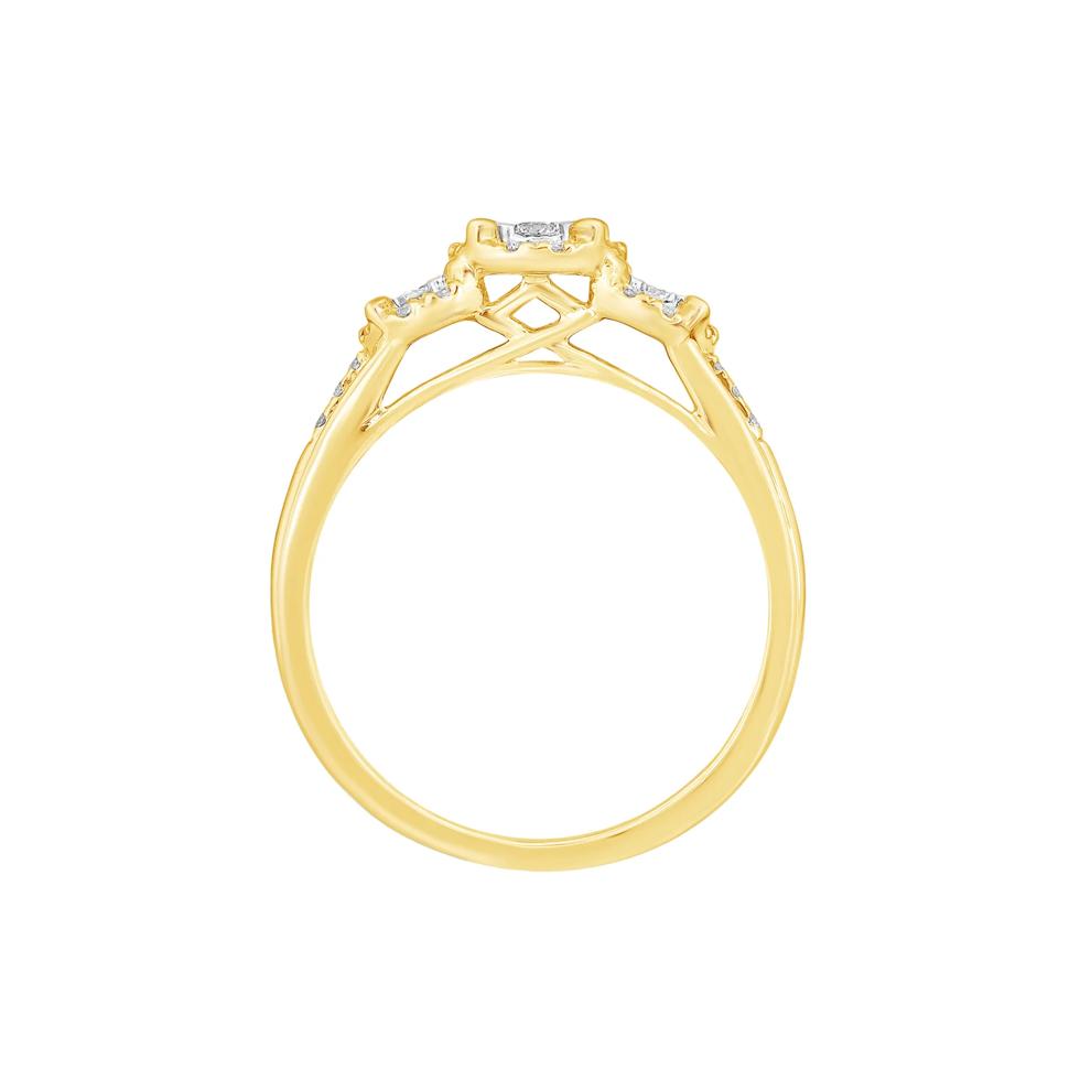 Diamond Ring in 10K Yellow Gold (1/4 ct. tw.) – Image 2 of 3