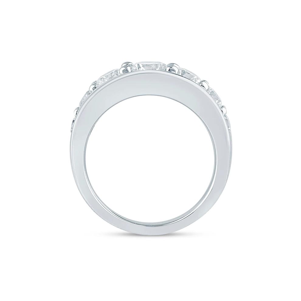 Lab Grown Diamond Graduated Channel Band in 14K White Gold (2 ct. tw.) – Image 2 of 3