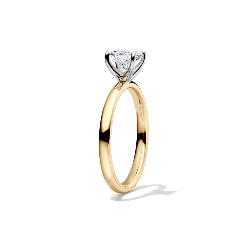 Diamond Princess-Cut Solitaire Engagement Ring in 14K Yellow Gold &#40;3/4 ct.&#41; – Image 3 of 5