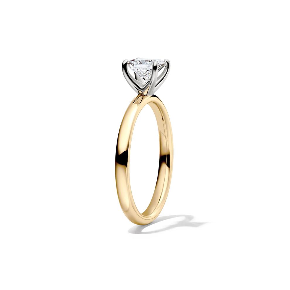 Diamond Princess-Cut Solitaire Engagement Ring in 14K Yellow Gold (3/4 ct.) – Image 3 of 5