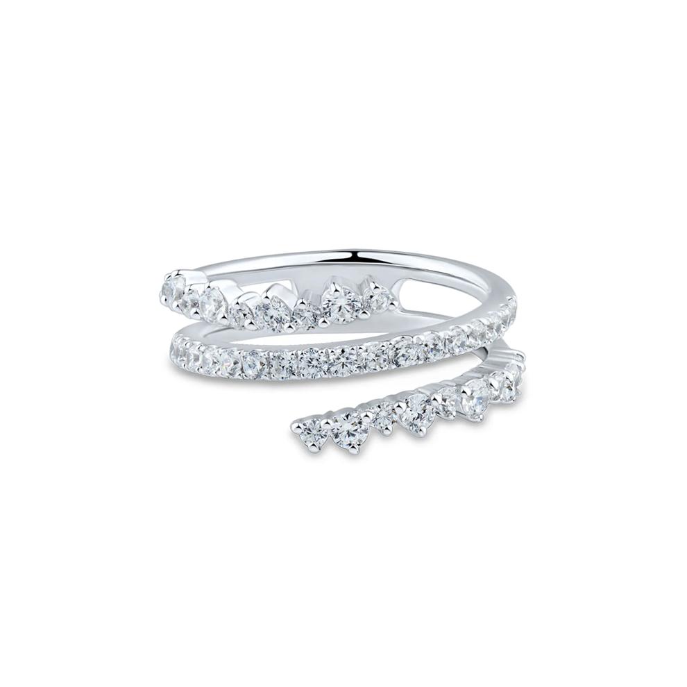 1 ct. tw. Lab Grown Diamond Ring in 14K White Gold – Image 1 of 3