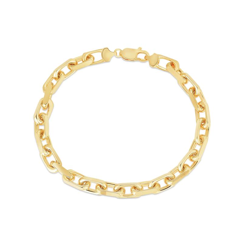 French Cable Link Bracelet in 14K Yellow Gold, 6.1MM, 8.25&quot; – Image 1 of 2