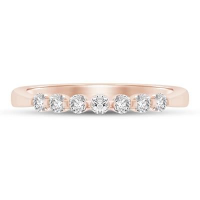Diamond Anniversary Band in 14K Rose Gold (1/4 ct. tw.)
