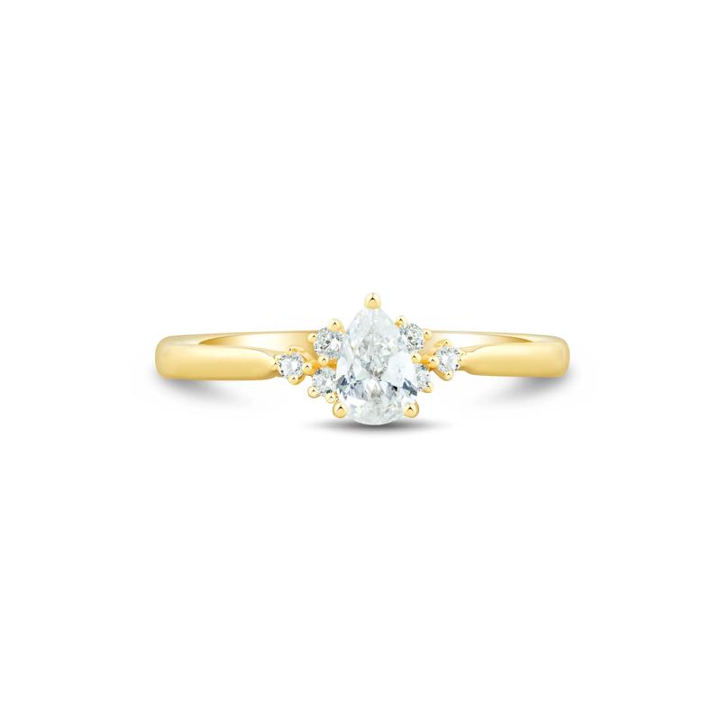 Lab Grown Diamond Promise Ring in 10K Yellow Gold &#40;3/8 ct. tw.&#41; – Image 1 of 3