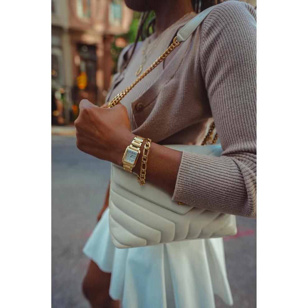 Ladies' L. Bianca Watch in Gold-Toned Stainless Steel – Image 4 of 4