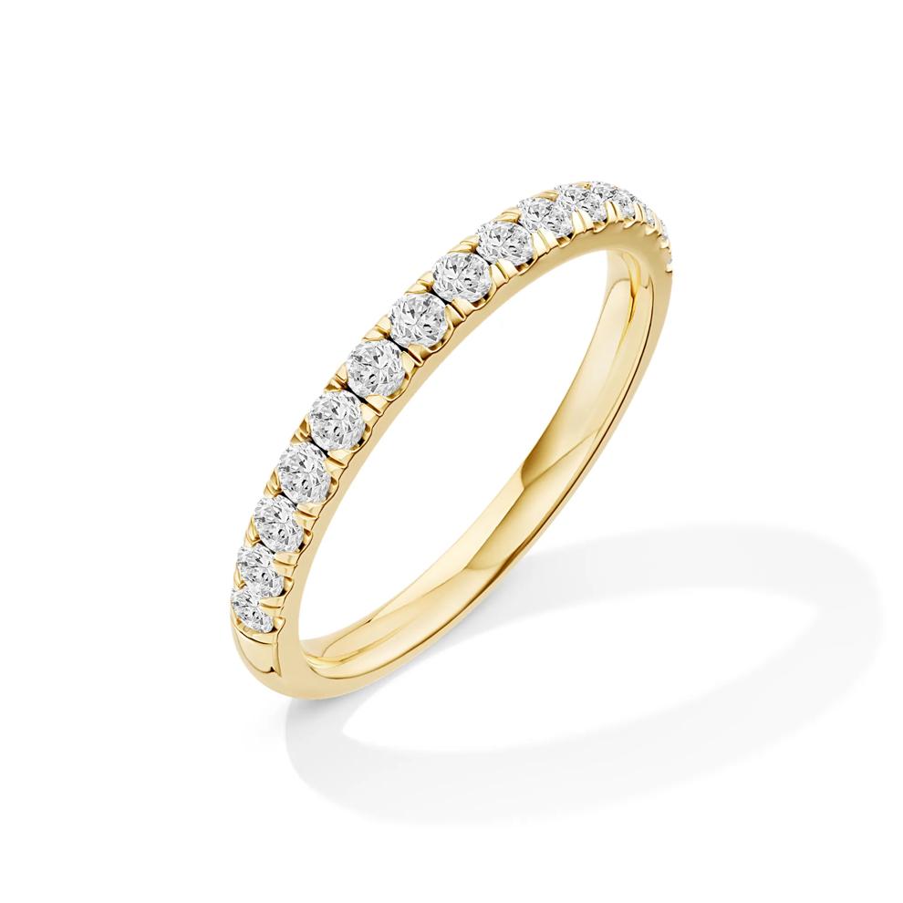 Lab Grown Diamond Marquise Center Bridal Set in 14K Yellow Gold (5 ct. tw.) – Image 6 of 6