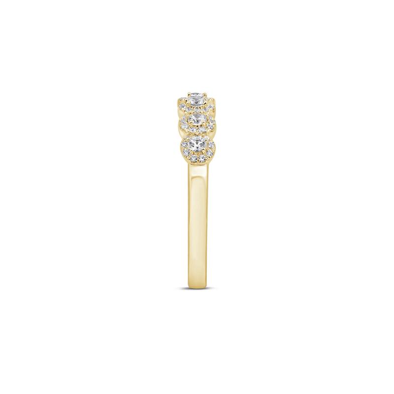 Diamond Anniversary Band with Seven Stones in 14K Yellow Gold &#40;1/2 ct. tw.&#41; – Image 3 of 3