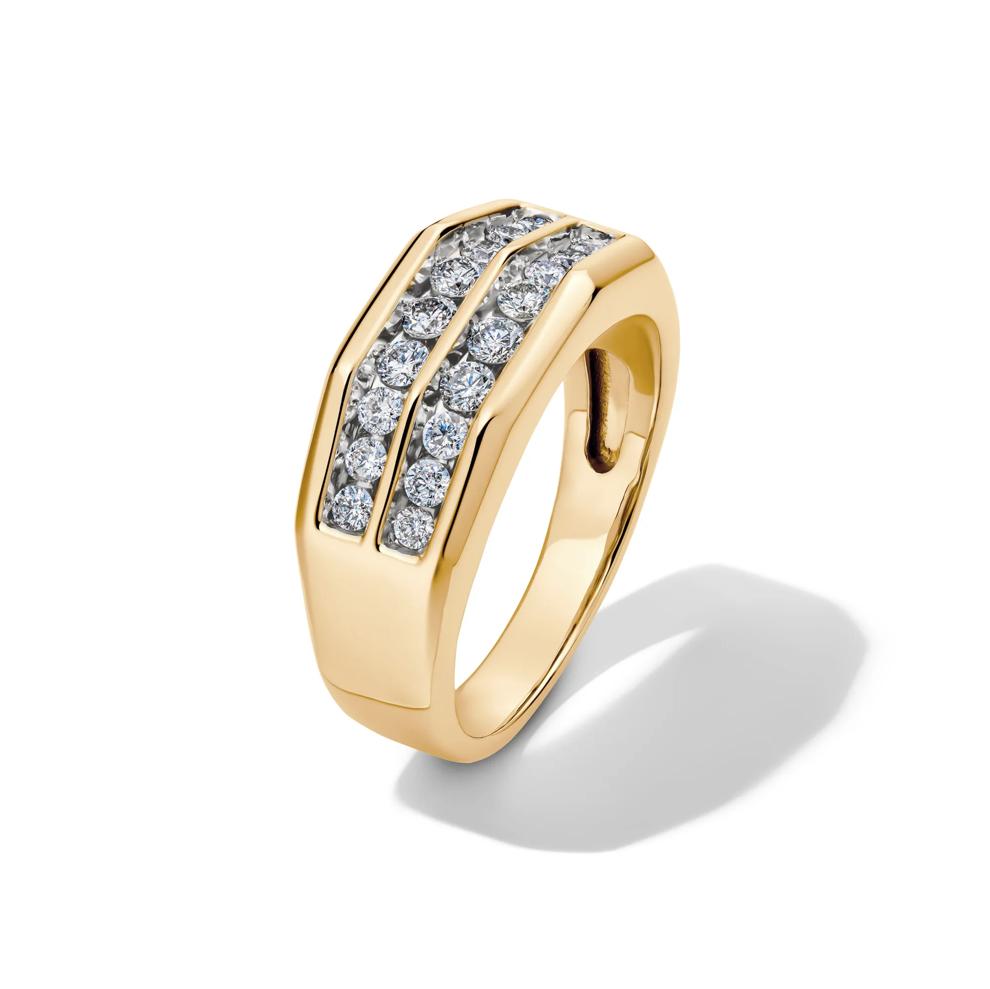 Men's Diamond Band in 10K Yellow Gold (3/4 ct. tw.) – Image 4 of 4