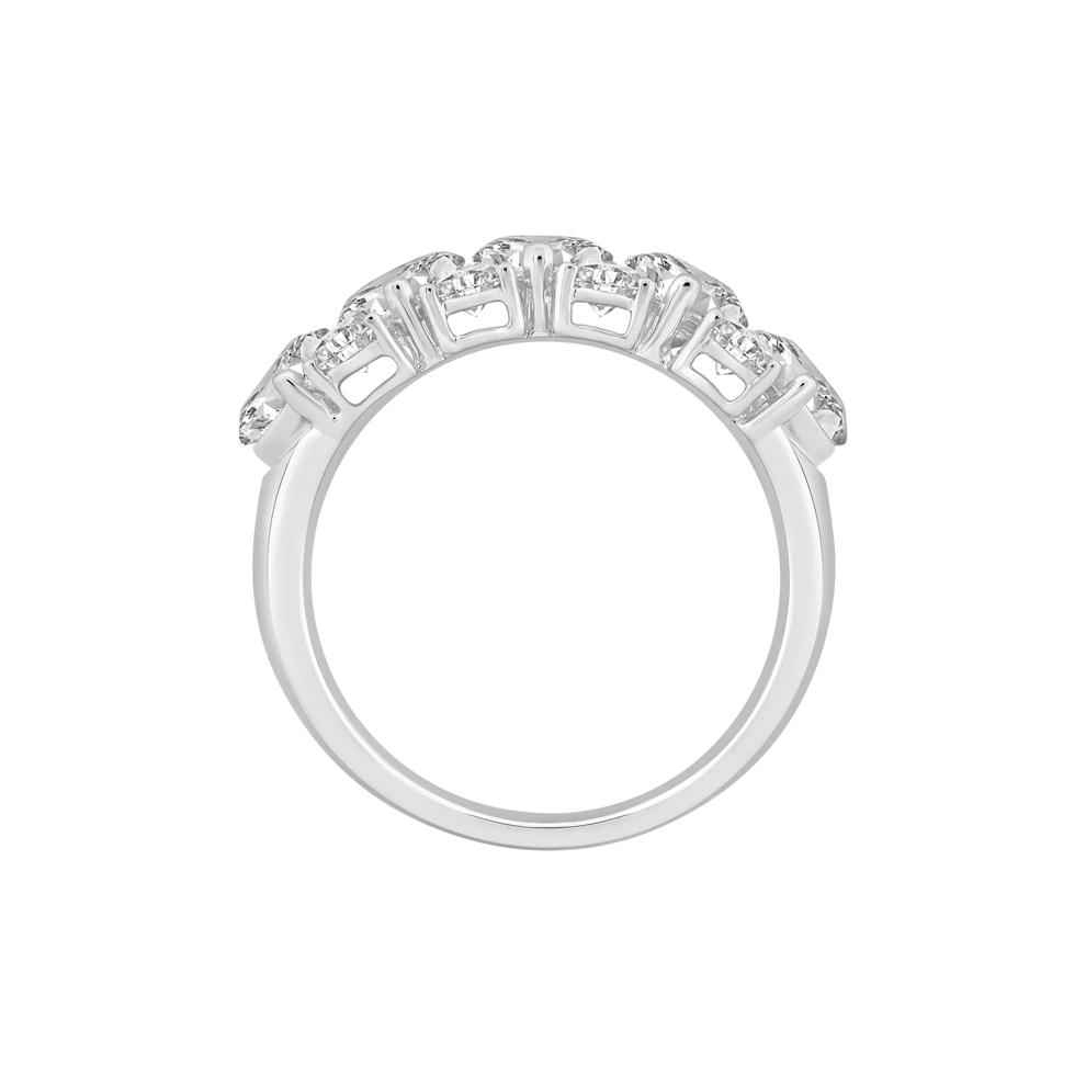 Lab Grown Marquise and Round Diamond Band in 14K White Gold (5 3/4 ct. tw.) – Image 2 of 4