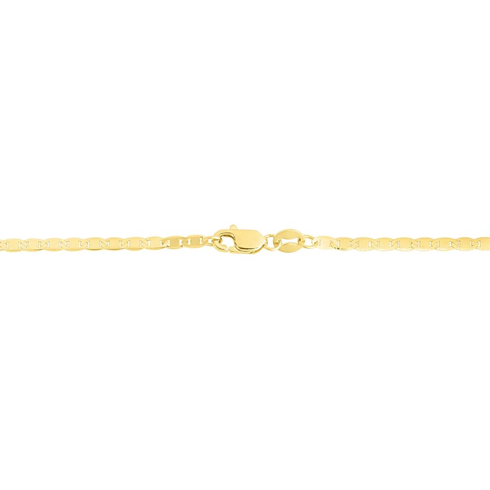 Marine Link Chain in 10K Yellow Gold, 18" – Image 2 of 2