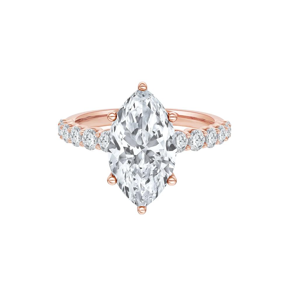 Lab Grown Diamond Engagement Ring in 14K Rose Gold (3 5/8 ct. tw.) – Image 1 of 4