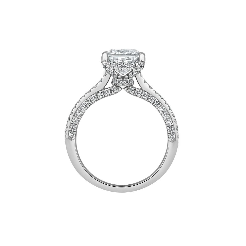 Morgan Lab Grown Diamond Engagement Ring in 14K White Gold (2 7/8 ct. tw.) – Image 2 of 5