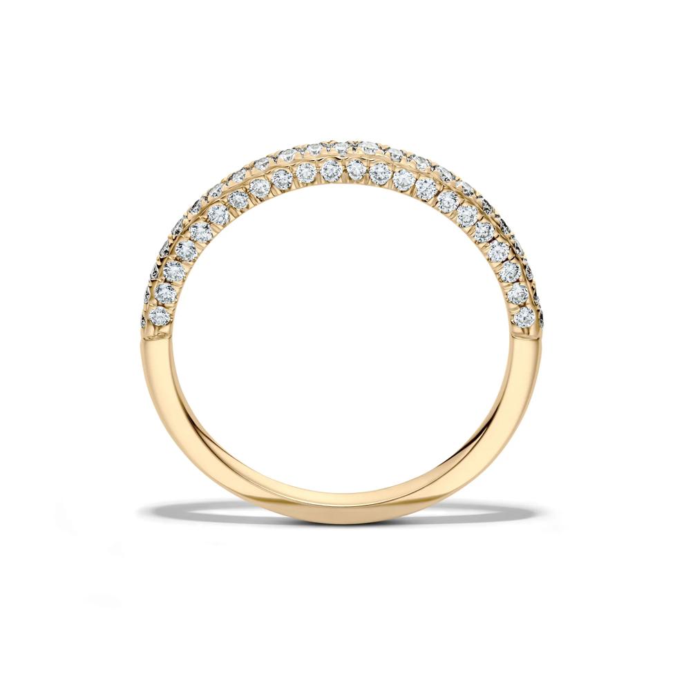 Brooke Lab Grown Diamond Wedding Band in 14K Yellow Gold (3/8 ct. tw.) – Image 2 of 4
