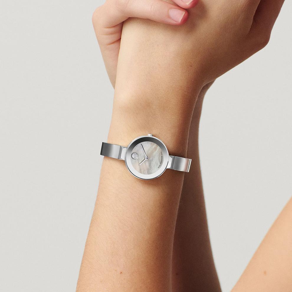 Ladies' Bangle Watch in Stainless Steel – Image 4 of 4