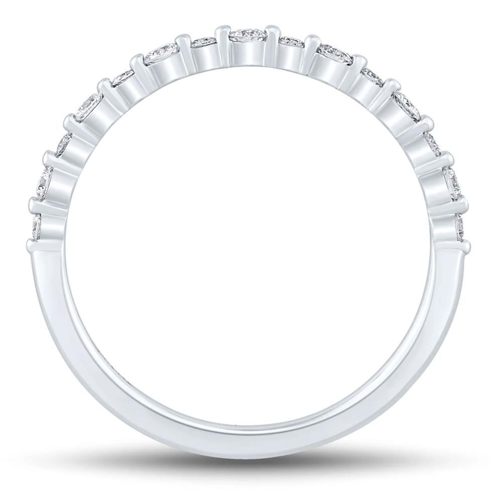 Diamond Shared-Prong Band in 10K White Gold (1/4 ct. tw.) – Image 2 of 3