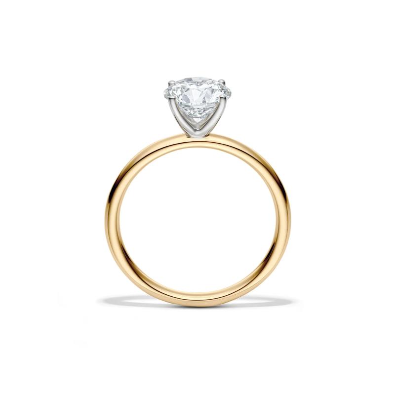 Diamond Round Brilliant Cut Solitaire Engagement Ring in 14K Yellow Gold (1 1/2 ct.) – Image 2 of 5