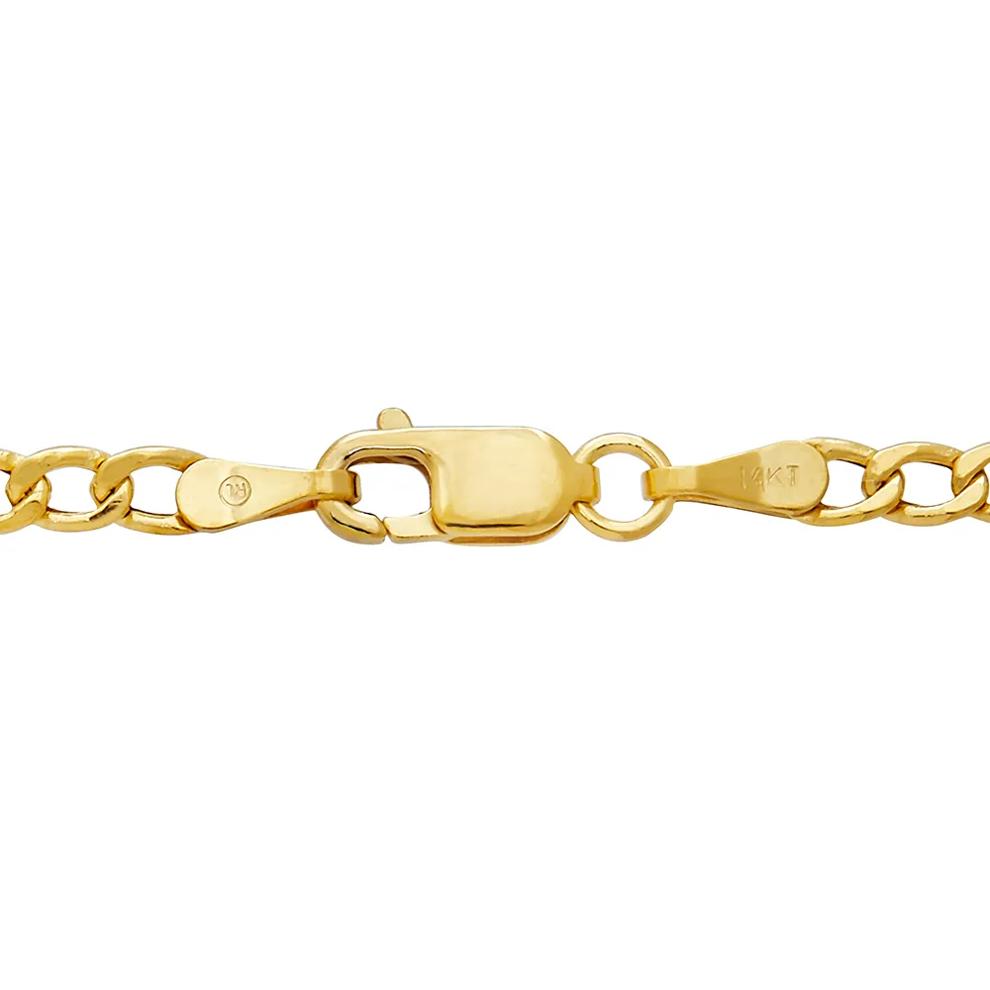 Figaro Link Chain in 14K Yellow Gold, 2.6mm, 22&rdquo; – Image 2 of 5