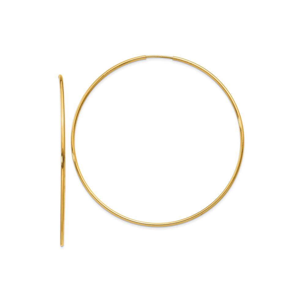 Hoop Earrings in 14K Yellow Gold – Image 1 of 2