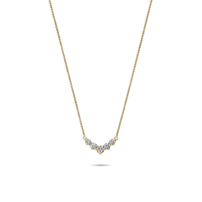 1 ct. tw. Diamond Necklace in 14K Yellow Gold – Image 1 of 3