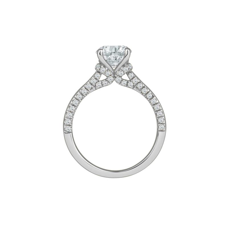 Abigail Lab Grown Diamond Engagement Ring in 14K White Gold &#40;2 ct. tw.&#41; – Image 2 of 4