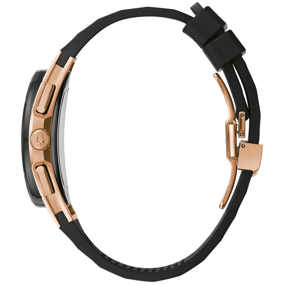 Gent's CURV Watch With a Black Rubber Strap – Image 2 of 3