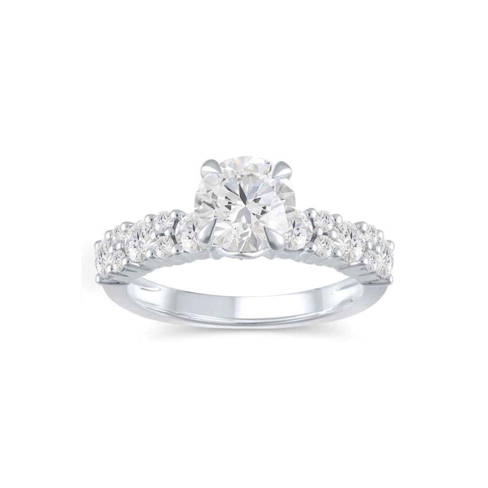 3/4 ct. tw. Semi-Mount Engagement Ring in Platinum (Setting Only) – Image 1 of 6
