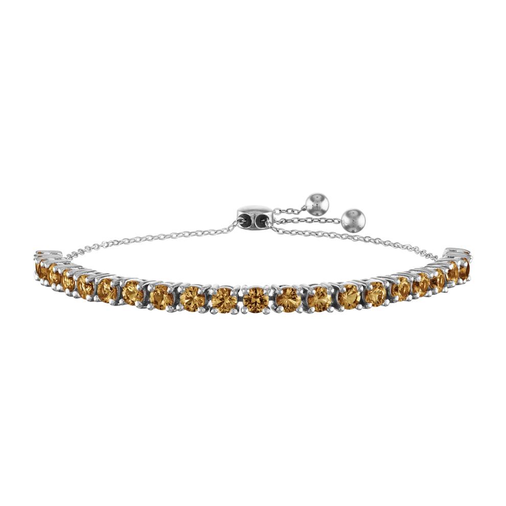 Citrine Bolo Bracelet in Sterling Silver  – Image 1 of 2