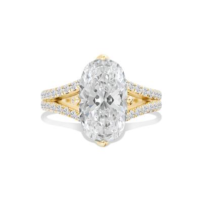 Sisi Lab Grown Diamond Engagement Ring in 18K Yellow Gold (3 1/2 ct. tw.)