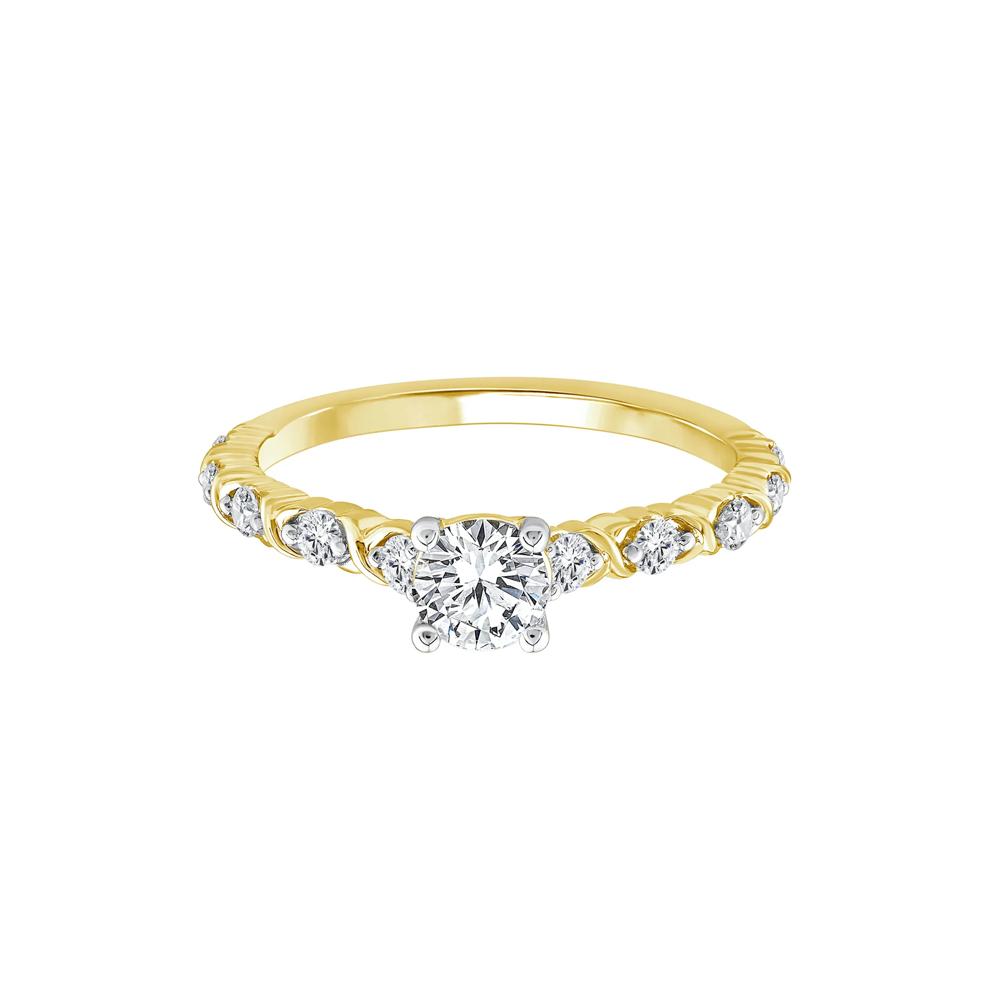 Diamond Engagement Ring in 10K Yellow Gold (3/4 ct. tw.) – Image 1 of 3