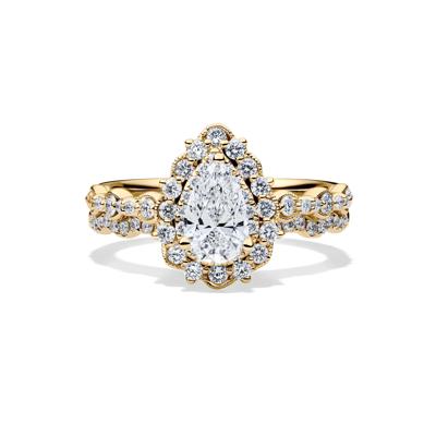 Alice Lab Grown Diamond Bridal Set in 14K Gold (1 3/8 ct. tw.)