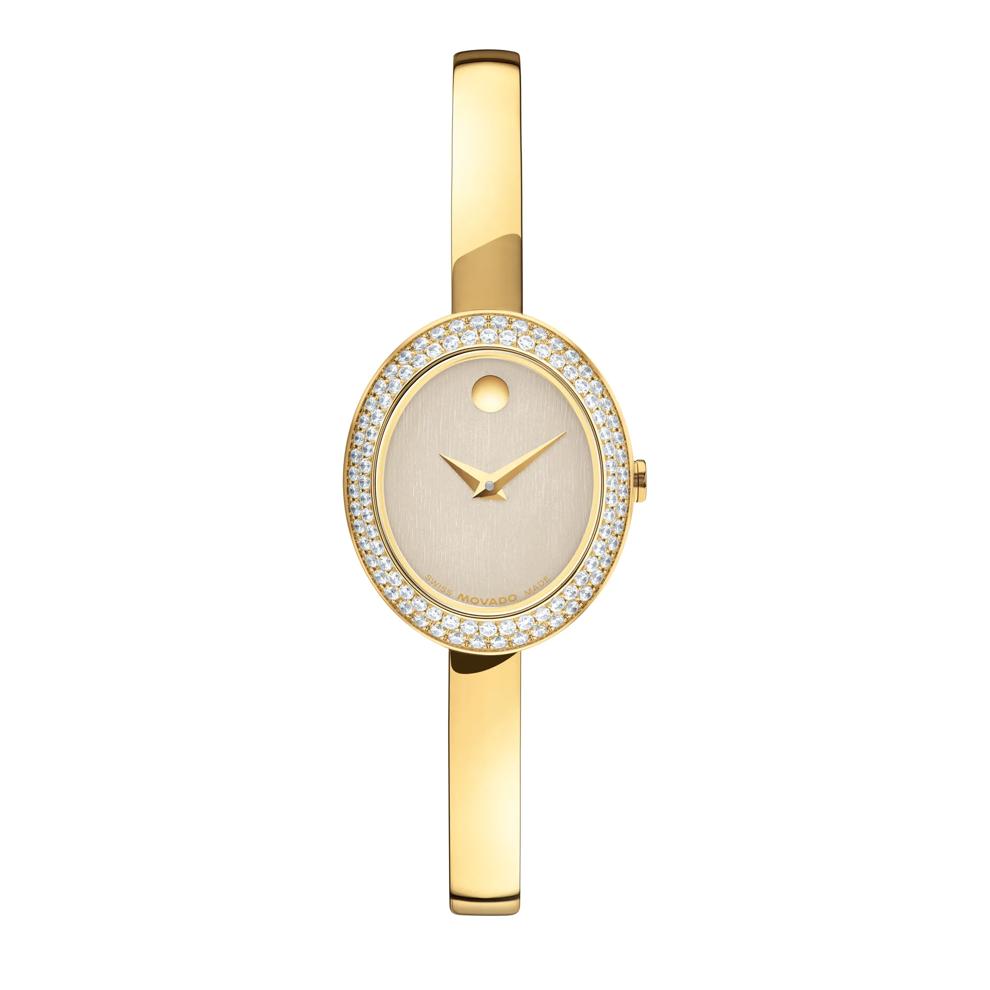 Ladies' Museum Bangle Watch in Gold-Tone Stainless Steel – Image 1 of 3