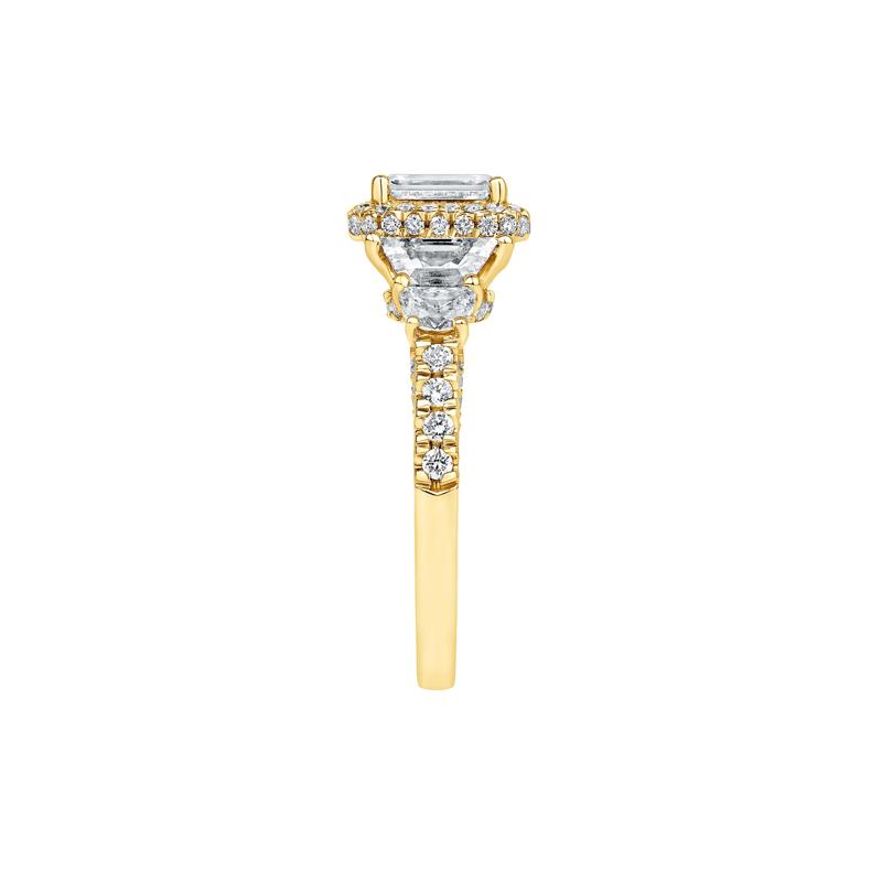 Hailey Lab Grown Diamond Engagement Ring in 14K Yellow Gold &#40;3 ct. tw.&#41; – Image 3 of 4