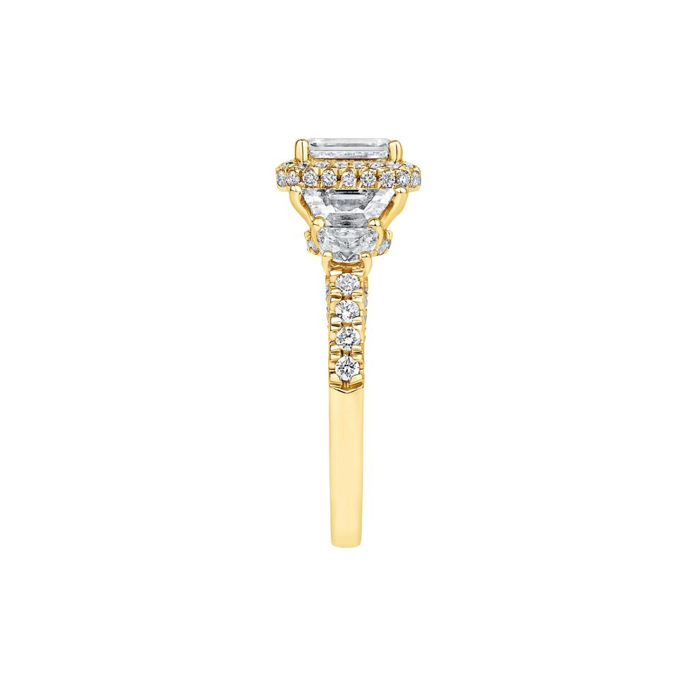 Hailey Lab Grown Diamond Engagement Ring in 14K Yellow Gold (3 ct. tw.) – Image 3 of 4