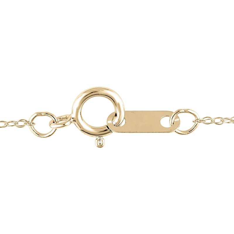 Diamond Journey Heart Pendant in 10K Yellow Gold &#40;1/10 ct. tw.&#41;  – Image 3 of 3