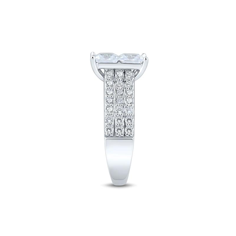 Lab Grown Diamond Composite Engagement Ring in 10K White Gold &#40;4 ct. tw.&#41; – Image 3 of 3