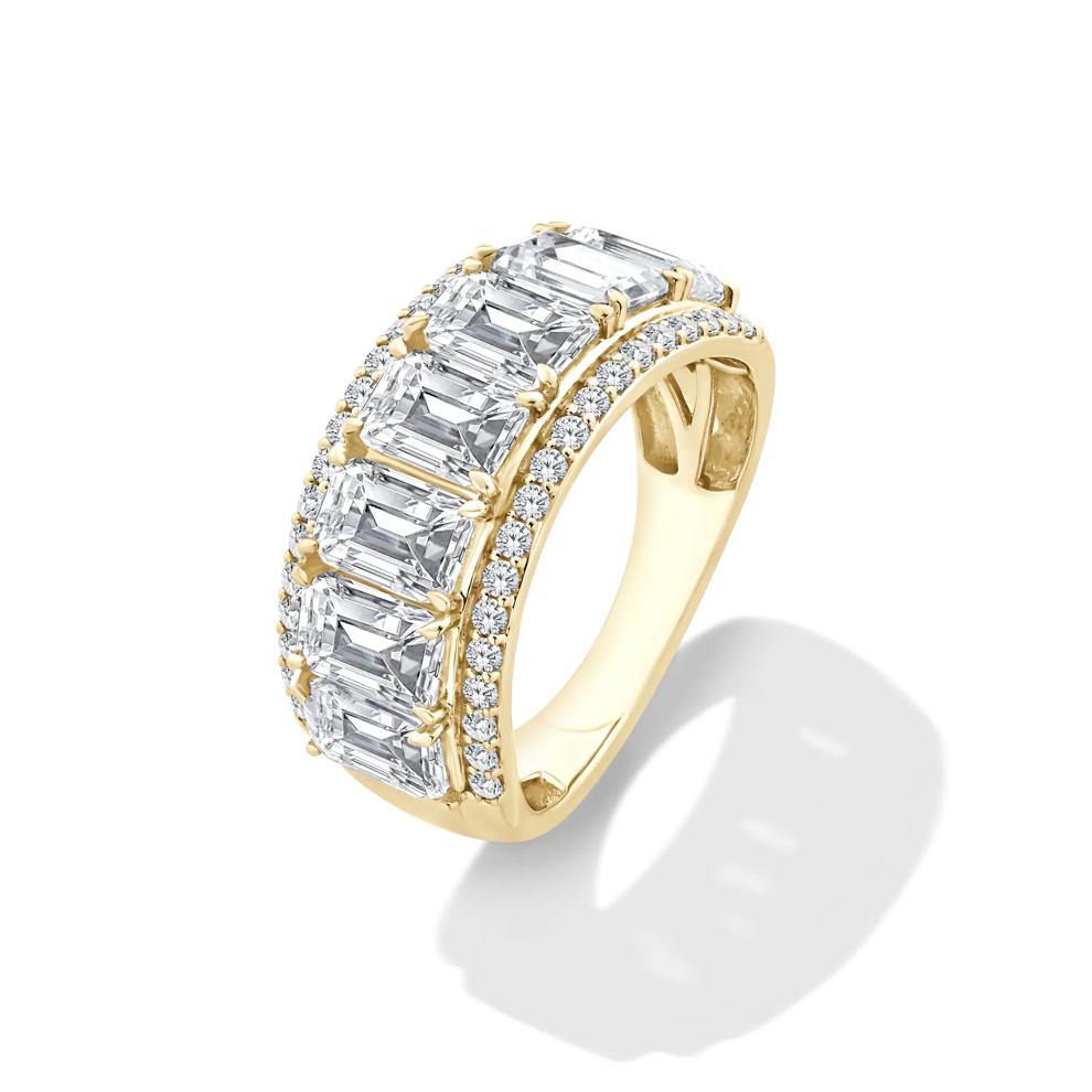 Lab Grown Diamond Anniversary Band in 14K Yellow Gold (5 1/4 ct. tw.) – Image 4 of 4