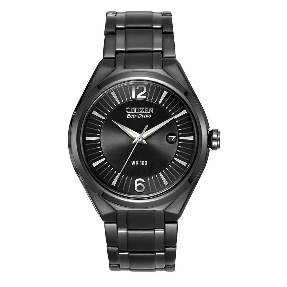 Men&rsquo;s Watch &amp; Bracelet Set in Black Ion-Plated Stainless Steel – Image 2 of 3