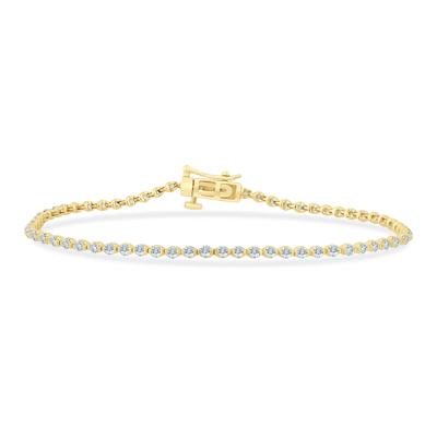 Lab Grown Diamond Tennis Bracelet in 14K Yellow Gold (2 ct. tw.)